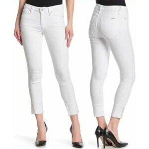 Joe's Flawless Cuff Crop Skinny women's white Jeans size 28